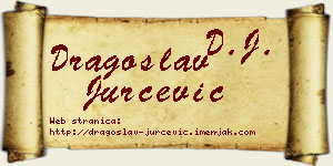 Dragoslav Jurčević vizit kartica